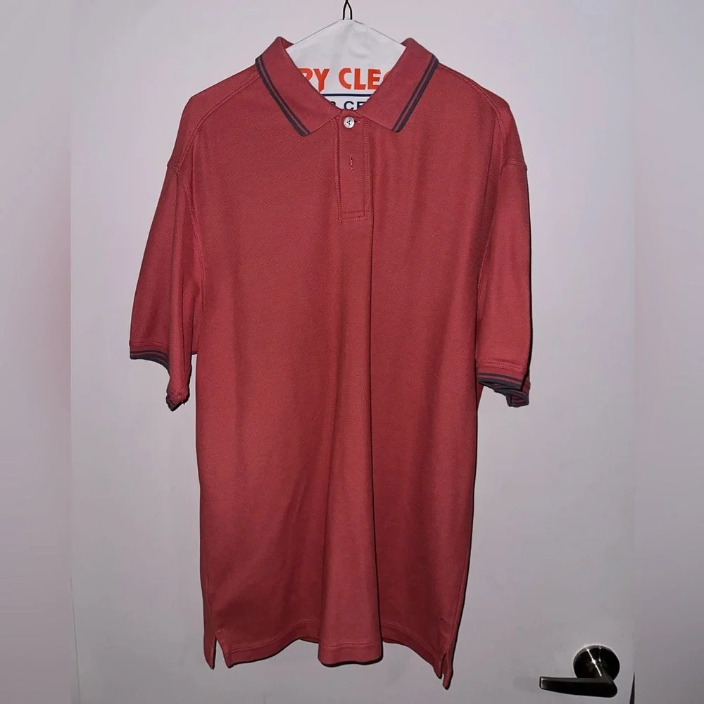 Tommy Bahamas Meb’s Large Red Polo - Large
